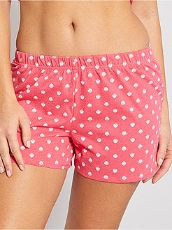 Pijama-calção 'Good Morning' - Kiabi