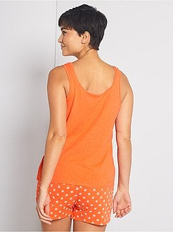 Pijama-calção 'sol' - Kiabi