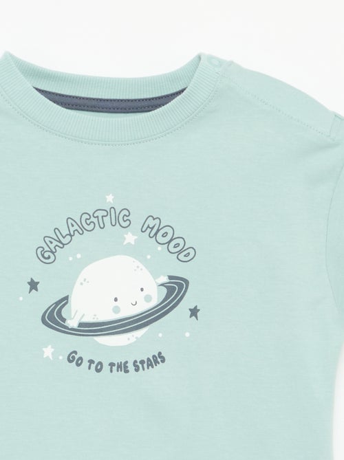 Pijama calções + t-shirt - 2 peças - Kiabi