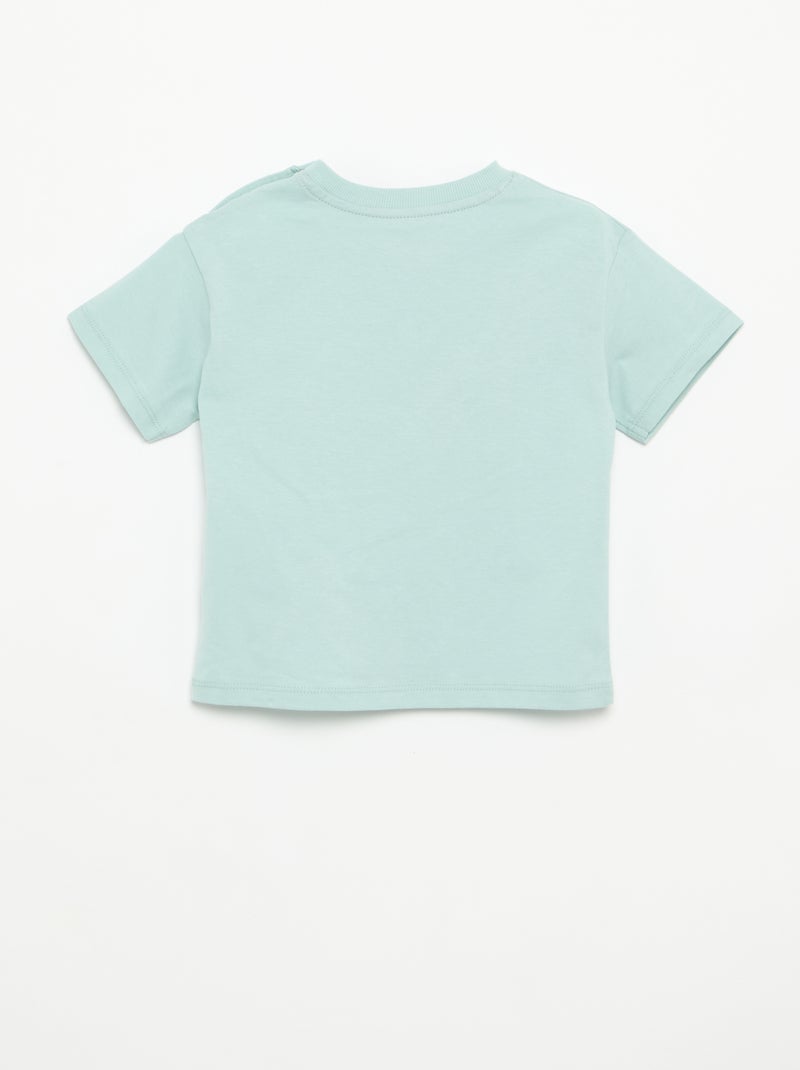 Pijama calções + t-shirt - 2 peças Azul - Kiabi