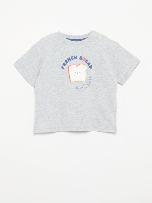 Pijama calções + t-shirt - 2 peças - Kiabi Pijama calções + t-shirt - 2 peças - Kiabi