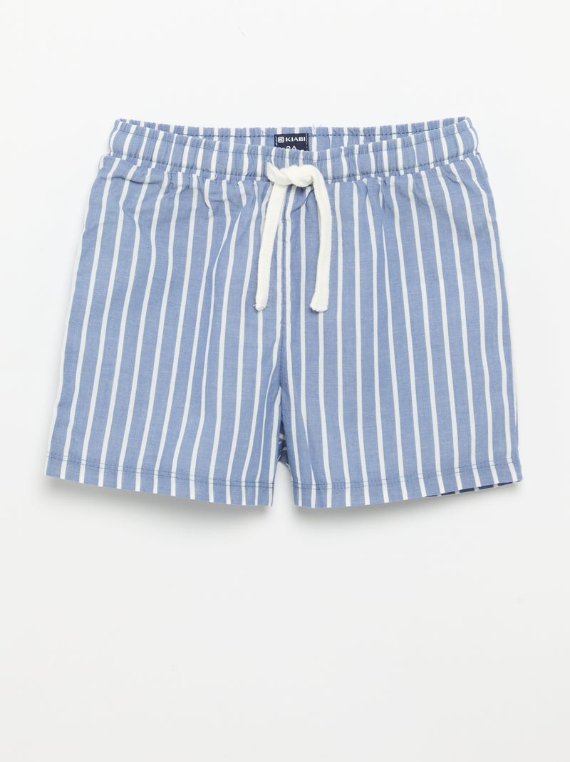Pijama calções + t-shirt - 2 peças Cinza - Kiabi