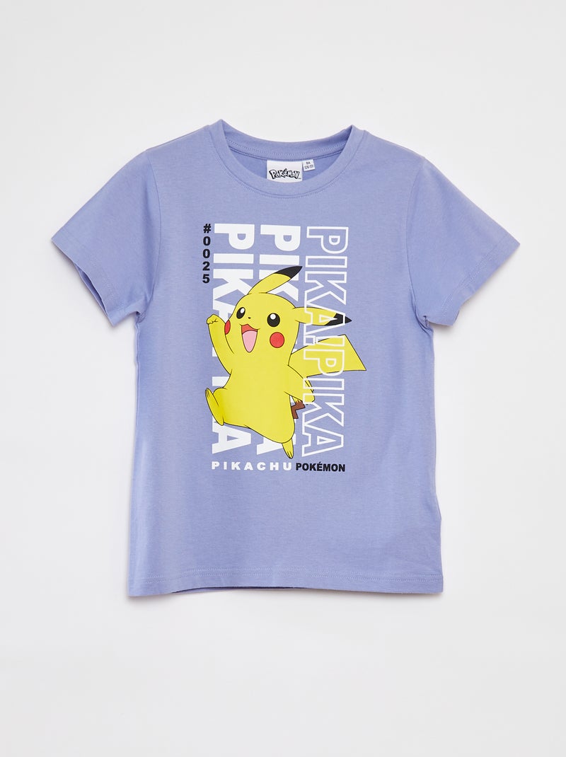 Pijama calções + t-shirt 'Pokémon'  - 2 peças AZUL - Kiabi