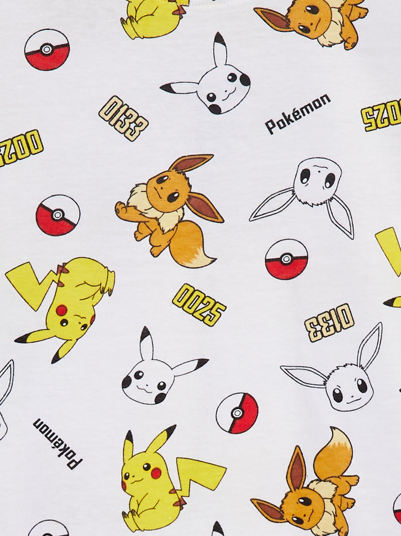 Pijama calções + t-shirt 'Pokémon'  - 2 peças CINZA - Kiabi