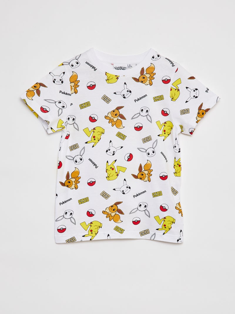 Pijama calções + t-shirt 'Pokémon'  - 2 peças CINZA - Kiabi