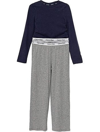 Pijama calvin klein jeans para menina, azul-marinho/cinzento