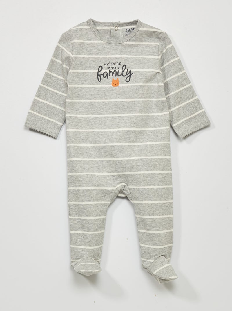 Pijama CINZA - Kiabi