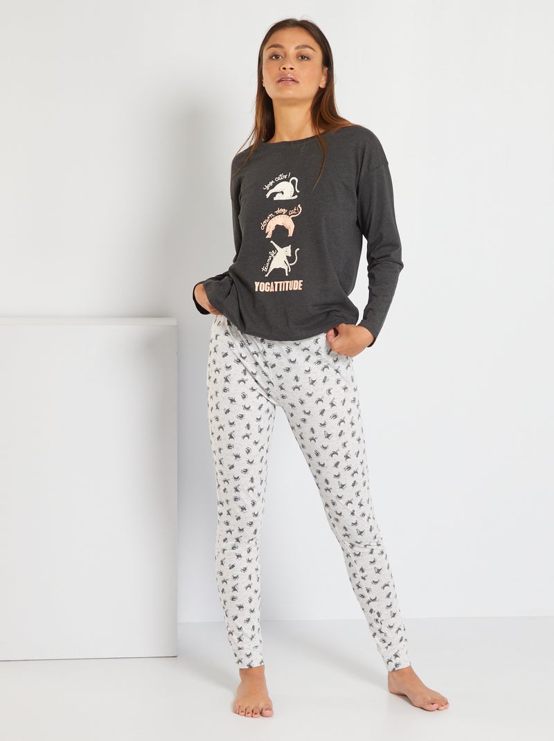 Pijama CINZA - Kiabi