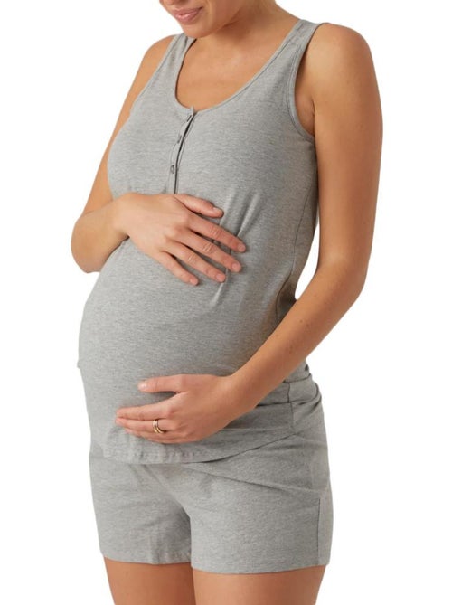 Pijama Cinzento Helene para Mulher Mamalicious - Kiabi