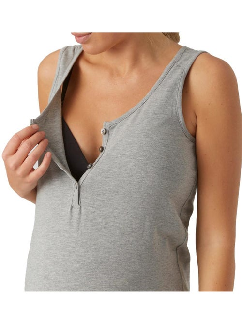 Pijama Cinzento Helene para Mulher Mamalicious - Kiabi