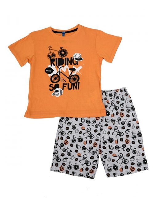 Pijama com calcão rapaz - Kiabi Pijama com calcão rapaz - Kiabi