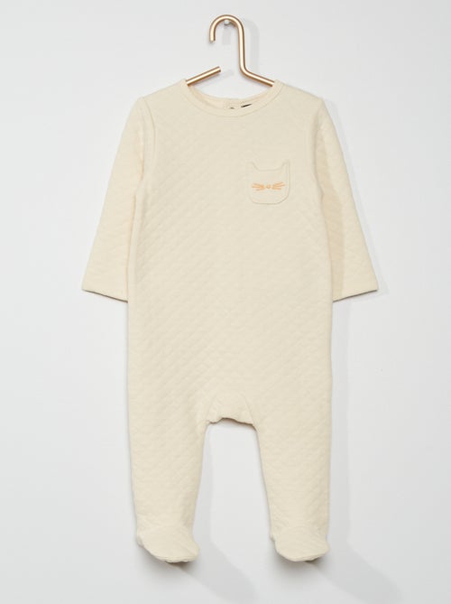 Pijama com efeito 'quilted' - Kiabi