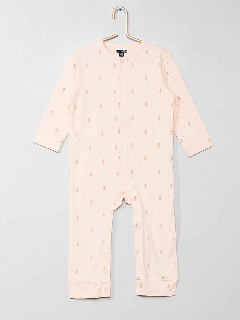 Pijama com estampado 'ananás' Laranja - Kiabi