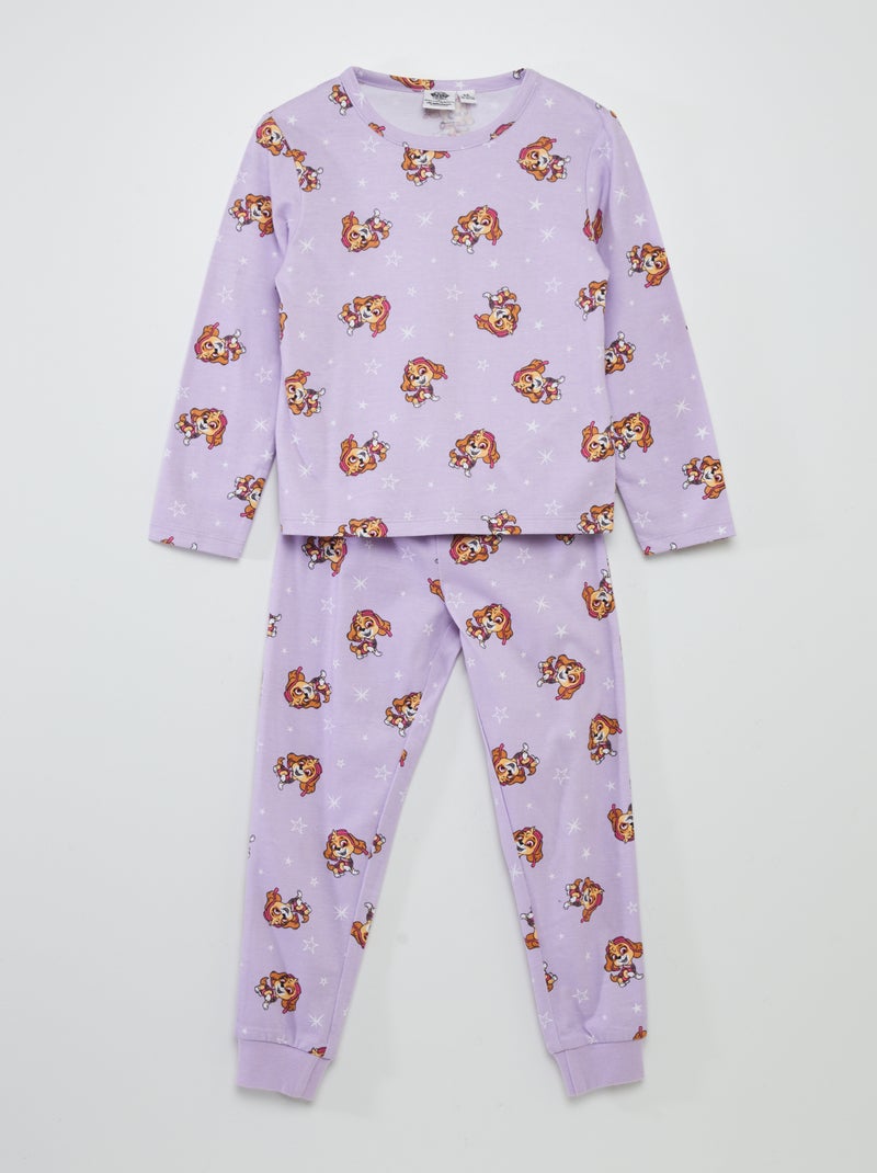 Pijama com estampado 'Patrulha Pata'  - 2 peças ROSA - Kiabi