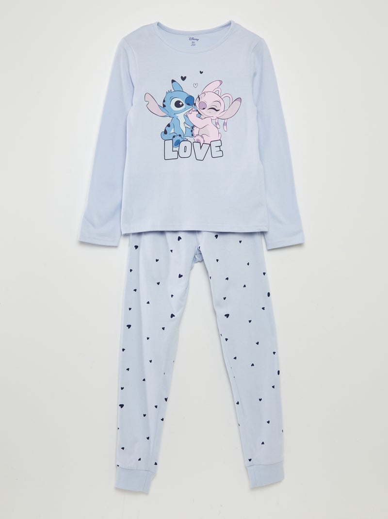 Pijama com estampado 'Stitch' 'Disney'  - 2 peças AZUL - Kiabi