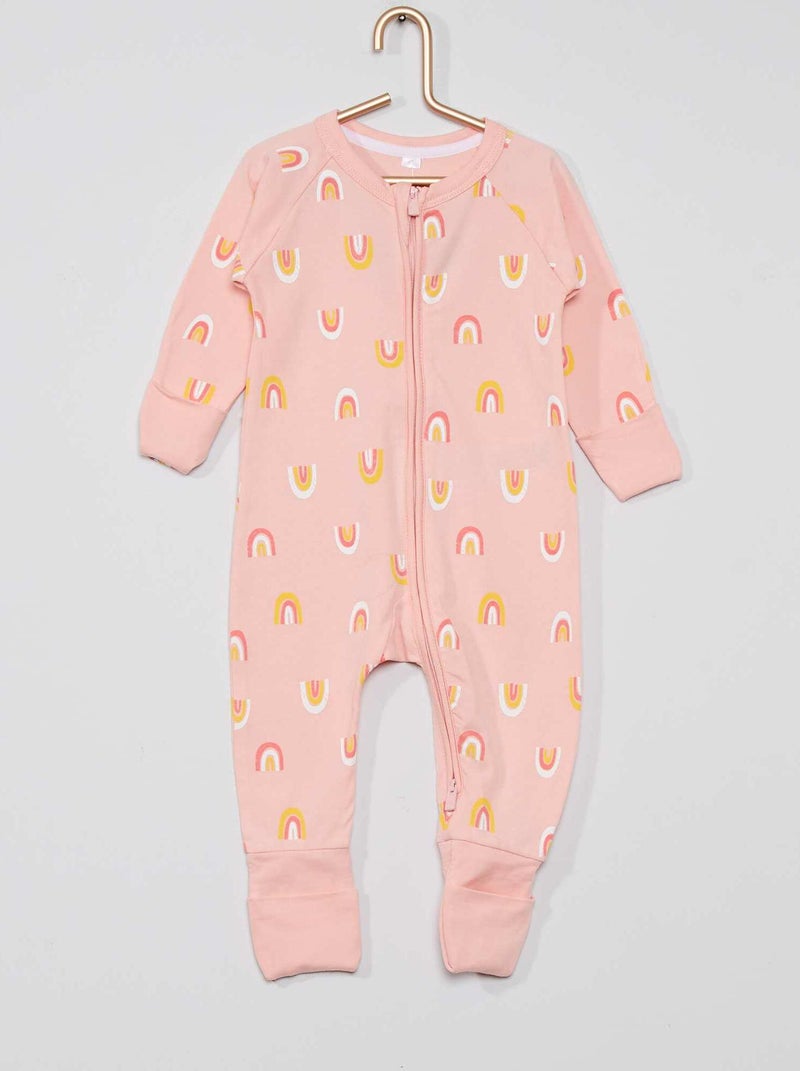 Pijama com fecho 'DIM' BEGE - Kiabi