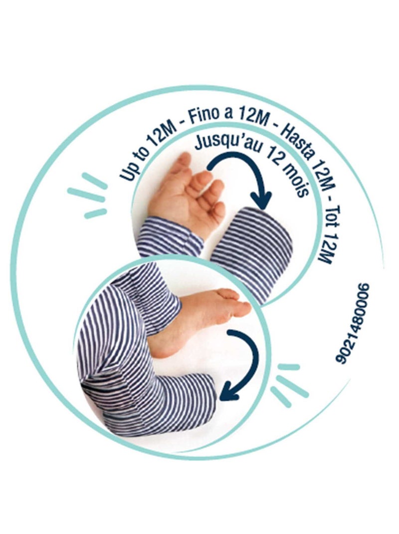 Pijama com fecho 'DIM' BEGE - Kiabi