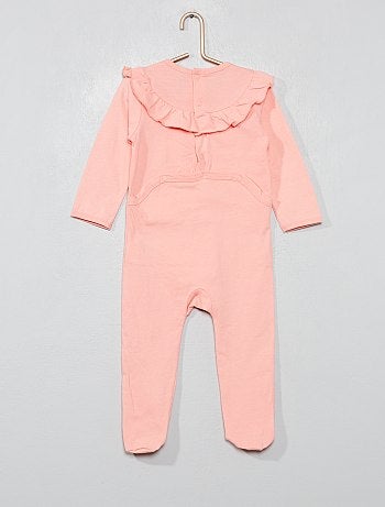 Pijama com folhos - Kiabi