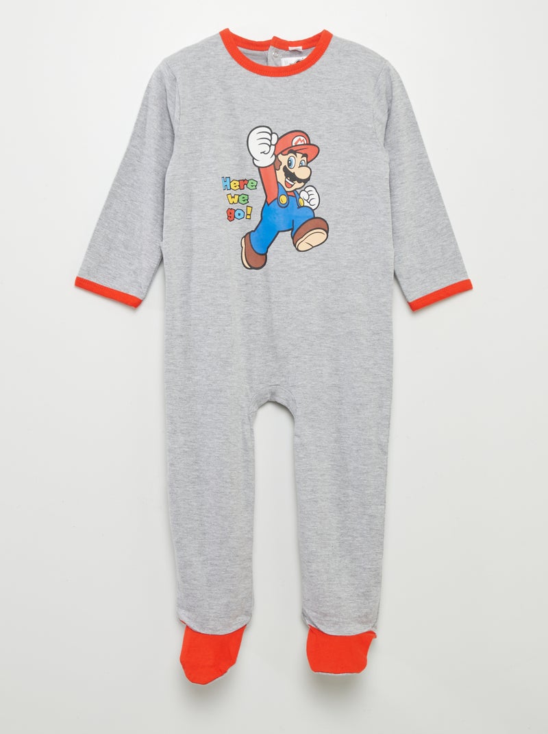 Pijama com pés 'Super Mário' ROXO - Kiabi