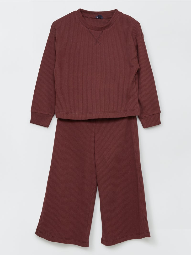 Pijama comprido  - 2 peças  - Violeta VIOLETA - Kiabi