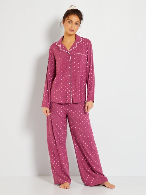 Pijama comprido - 2 peças - Kiabi