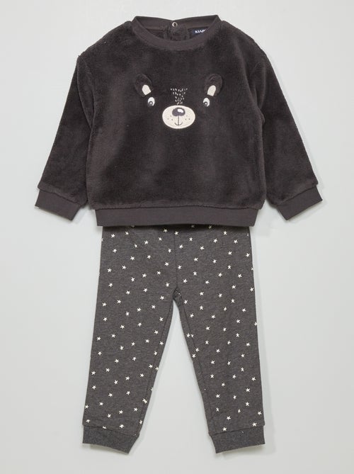 Pijama comprido -  2 peças - Kiabi
