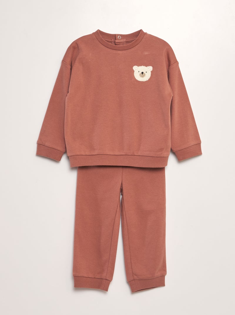 Pijama comprido  - 2 peças VERMELHO - Kiabi