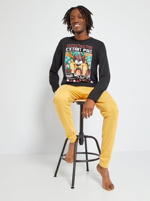 Pijama comprido - estampado 'Looney Tunes' - 2 peças - Kiabi