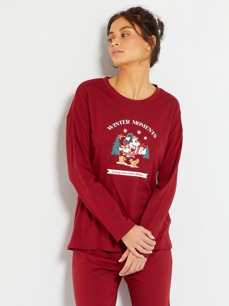 Pijama comprido  - Estampado 'Minnie' 2 peças Minnie - Kiabi