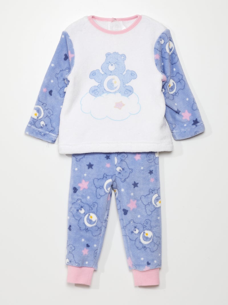 Pijama comprido - Estampado 'Ursinhos Carinhosos'  - 2 peças VIOLETA - Kiabi