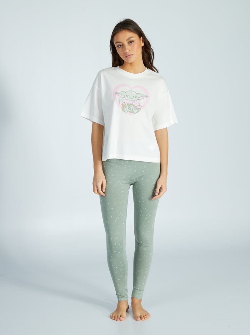 Pijama comprido - 'Star Wars' - 2 peças VERDE - Kiabi
