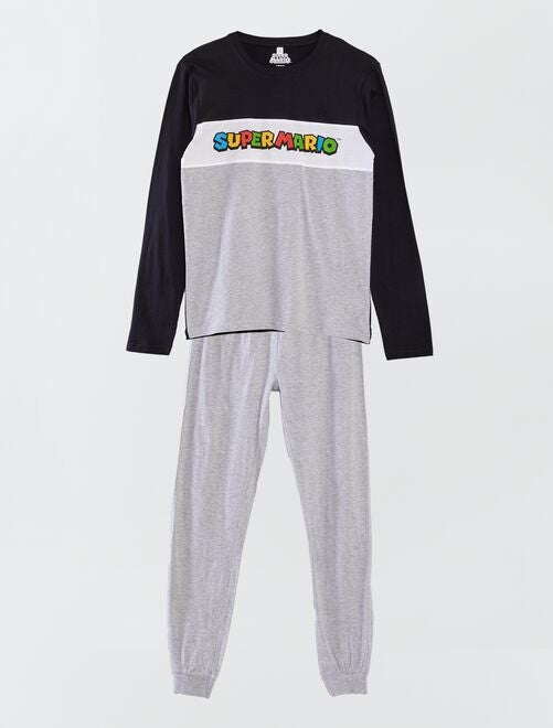 Pijama comprido - 'Super Mário'  - 2 peças - Kiabi