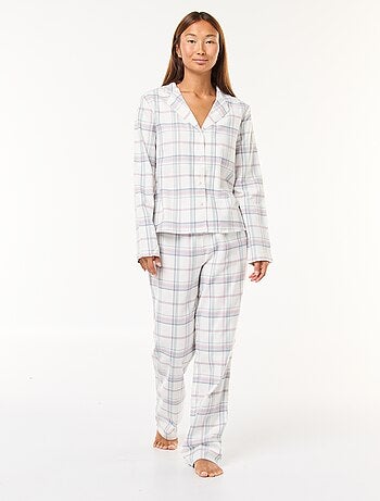 Pijama comprido 2 peças camisa + calças - 2 peças
