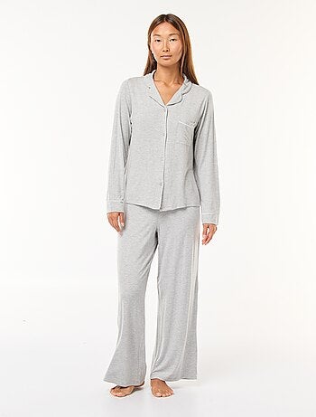 Pijama comprido 2 peças camisa + calças - 2 peças