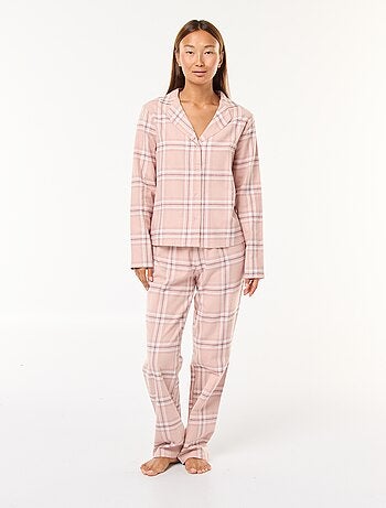 Pijama comprido 2 peças camisa + calças - 2 peças