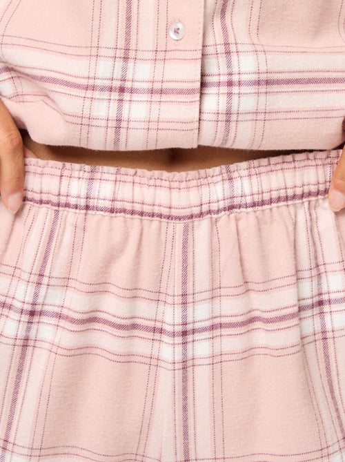 Pijama comprido 2 peças camisa + calças - 2 peças - Kiabi