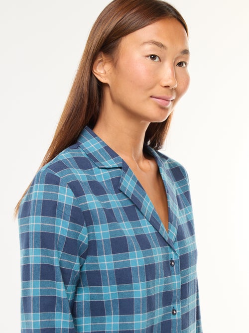 Pijama comprido 2 peças camisa + calças - 2 peças - Kiabi