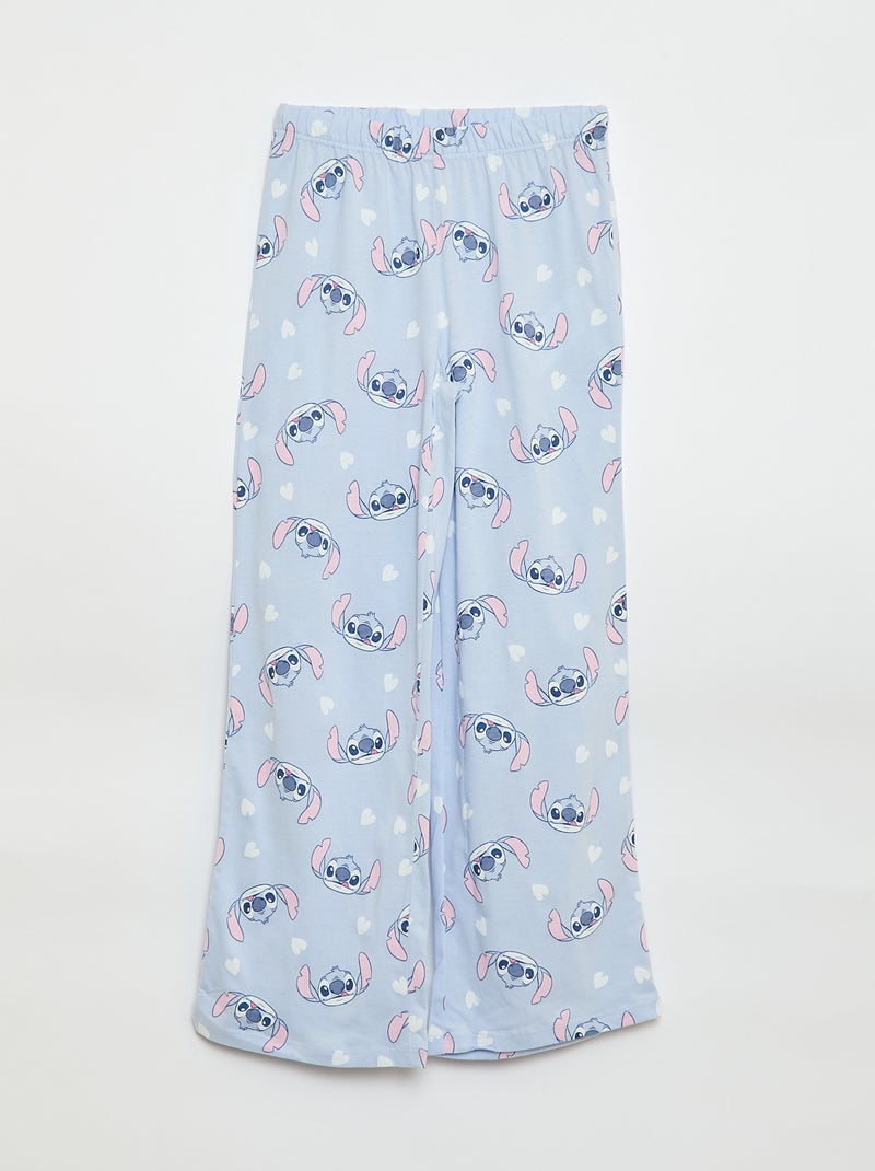 Pijama comprido 2 peças 'Stitch' 'Disney' Azul - Kiabi