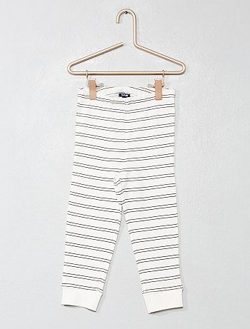 Menino 0-36 meses - Pijama comprido às riscas - Kiabi