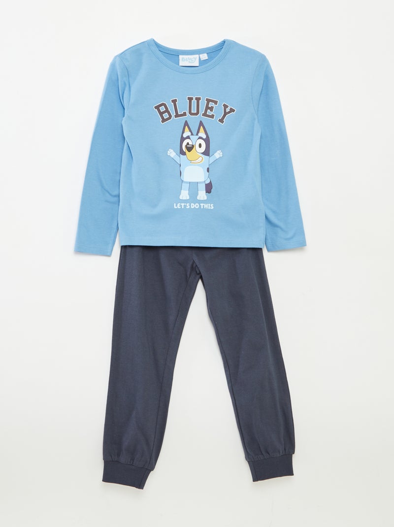 Pijama comprido 'Bluey'  - 2 peças Azul - Kiabi