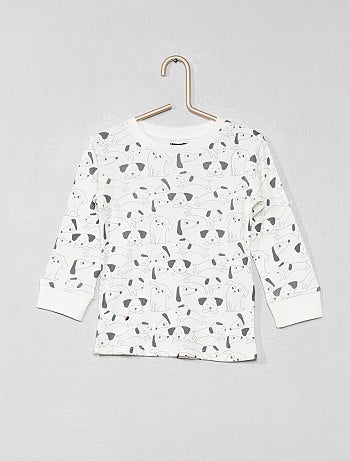 Menino 0-36 meses - Pijama comprido 'cão' - Kiabi