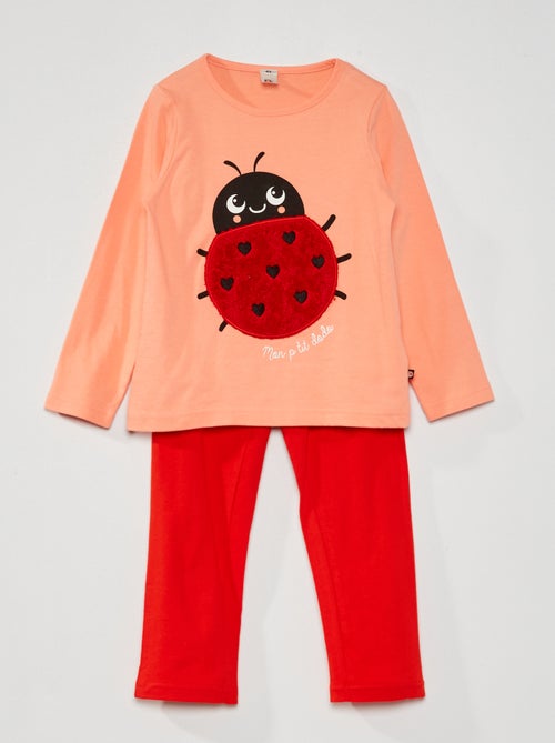 Pijama comprido 'carochinha' - 2 peças - Kiabi