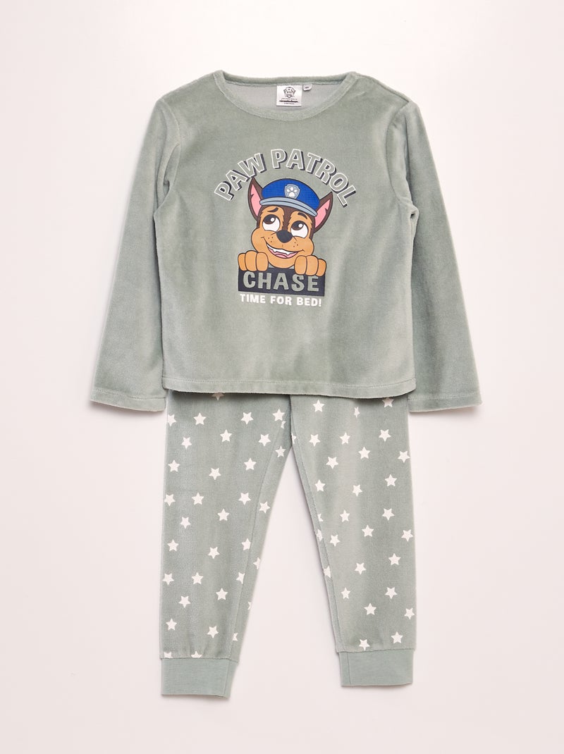 Pijama comprido de 2 peças 'Patrulha Pata' VERDE - Kiabi