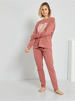 Pijama comprido de conceção ecológica - Kiabi