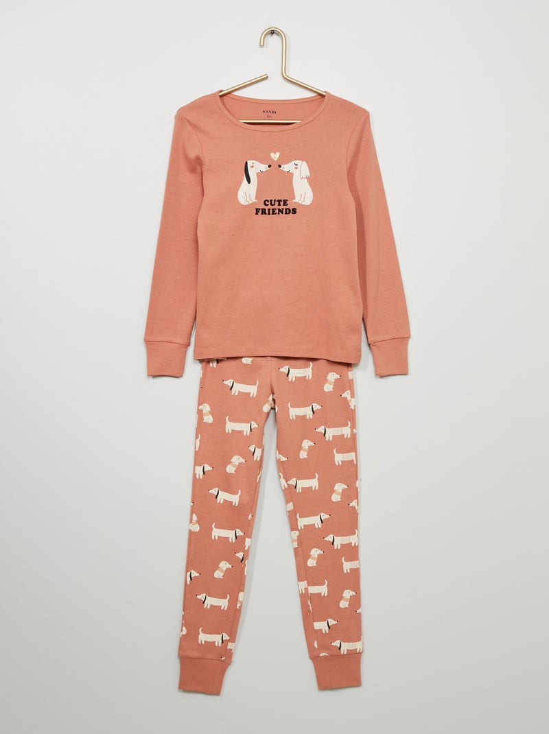 Pijama comprido de fantasia  - 2 peças ROSA - Kiabi