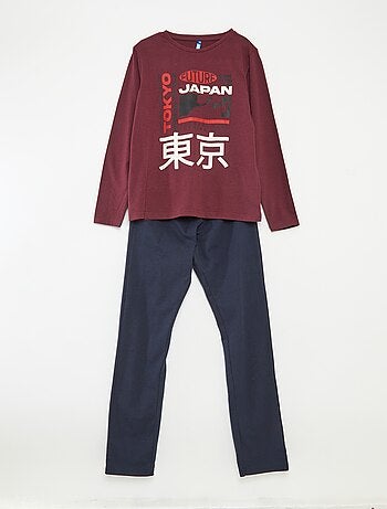 Pijama comprido de fantasia - 2 peças