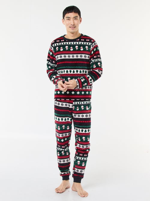 Pijama comprido de Natal - 2 peças - Kiabi