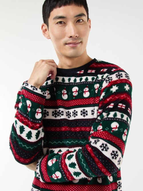 Pijama comprido de Natal - 2 peças - Kiabi