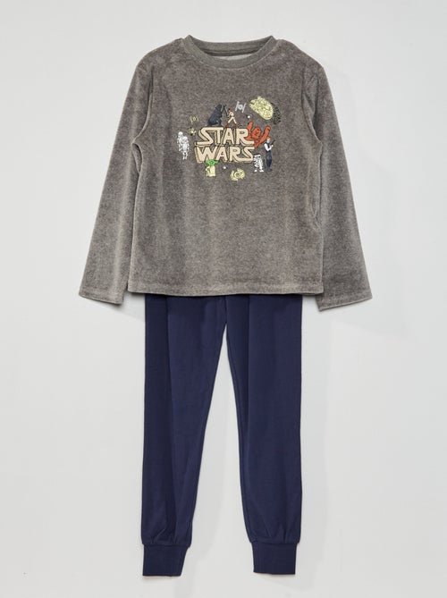 Pijama comprido de veludo 'Star Wars' 'Disney' - Kiabi
