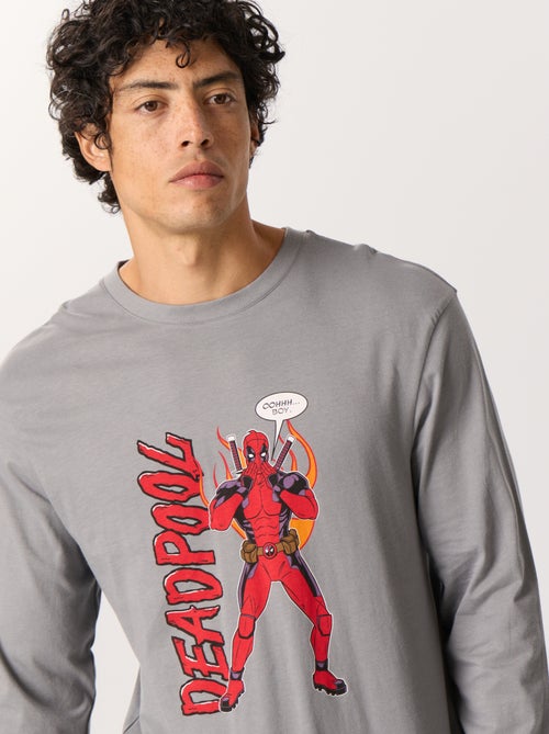 Pijama comprido 'Deadpool' - 2 peças - Kiabi Pijama comprido 'Deadpool' - 2 peças - Kiabi
